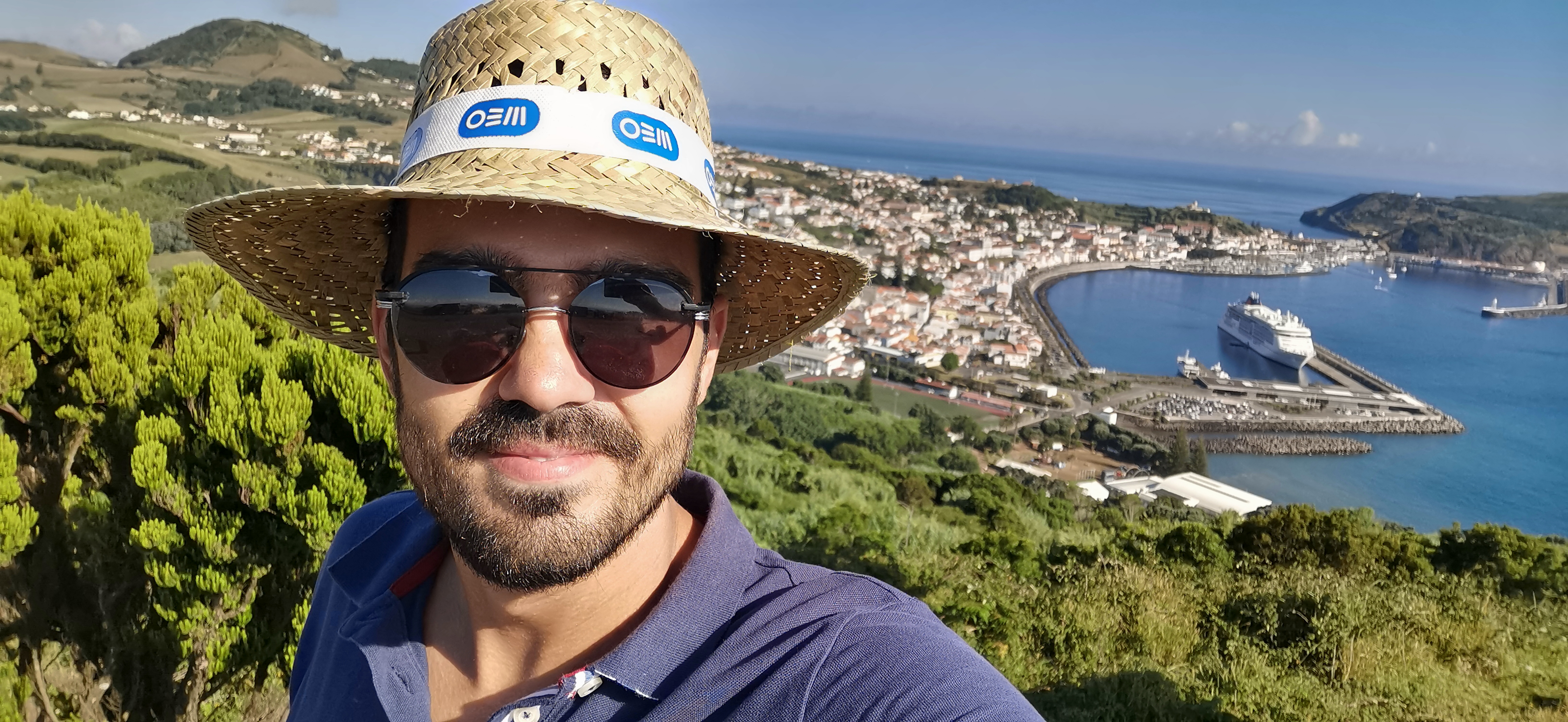 César, guia local na Horta