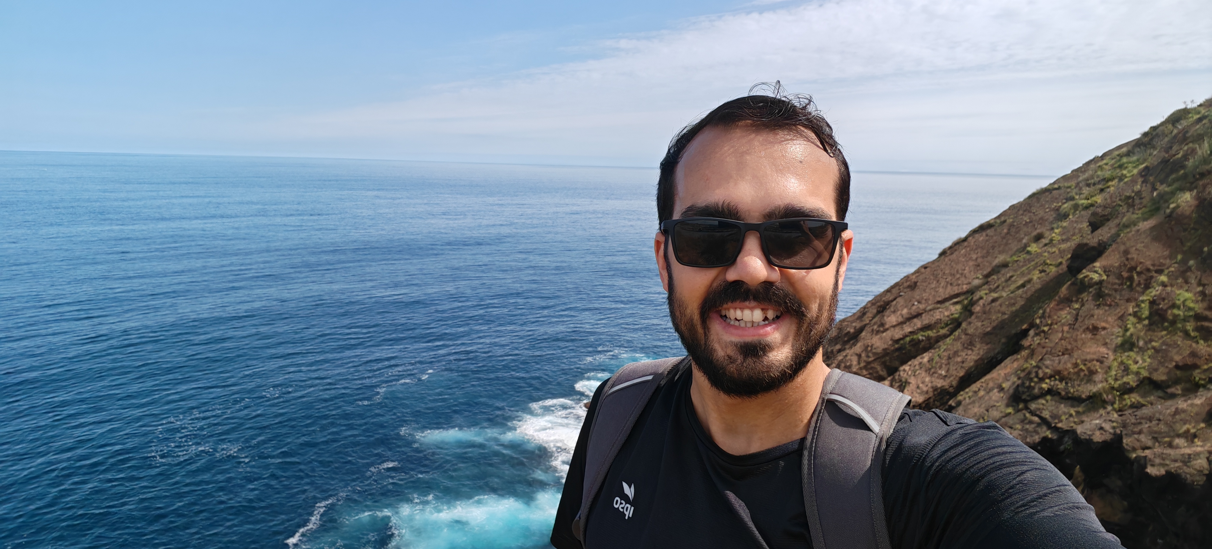 Foto de César, guia local no Faial