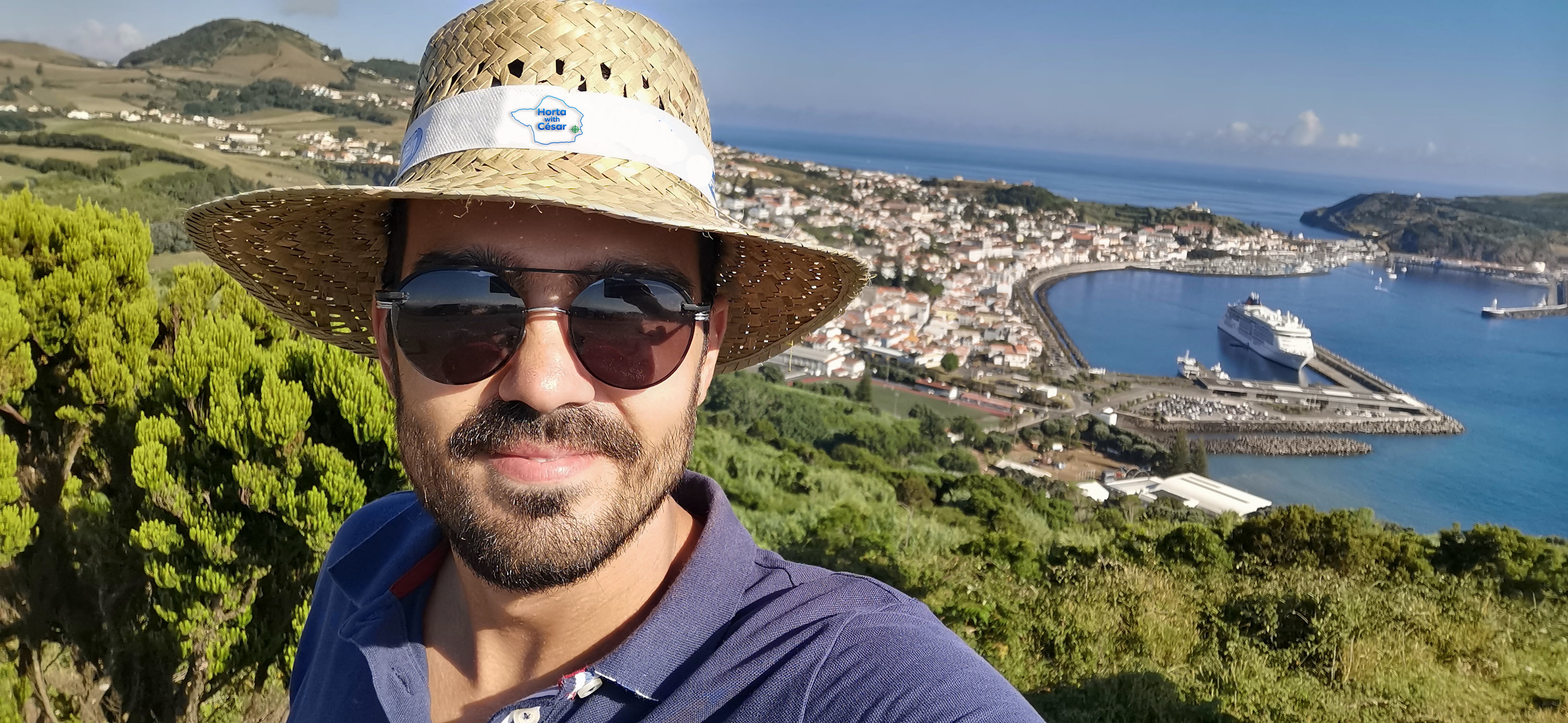 Horta with César no Faial